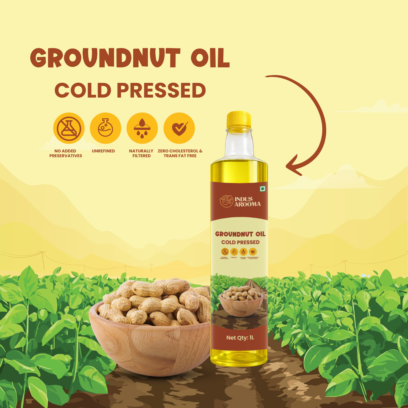Cold Pressed Groundnut oil - Image 12