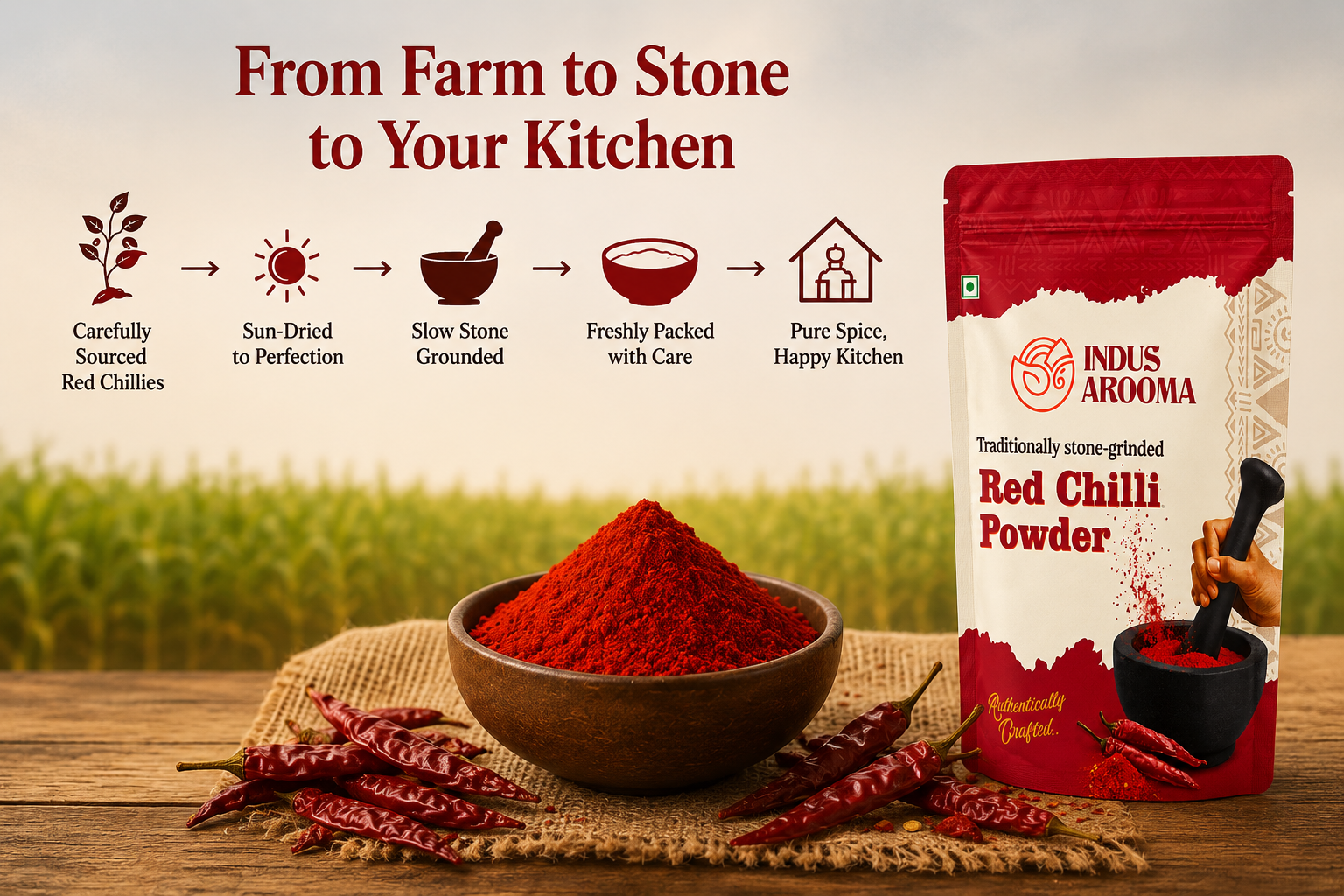 Stone Ground Red Chili Powder - Image 9