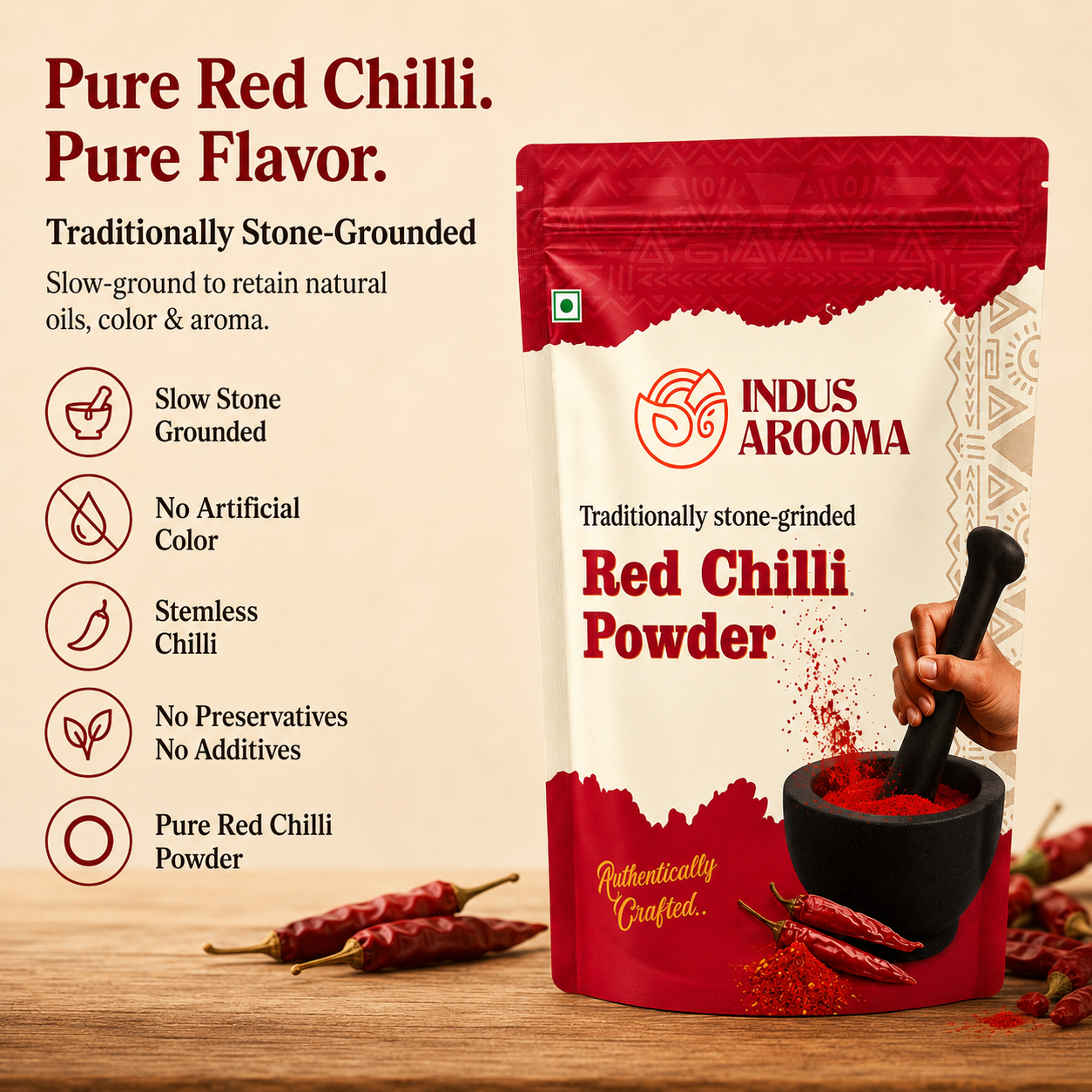 Stone Ground Red Chili Powder - Image 4