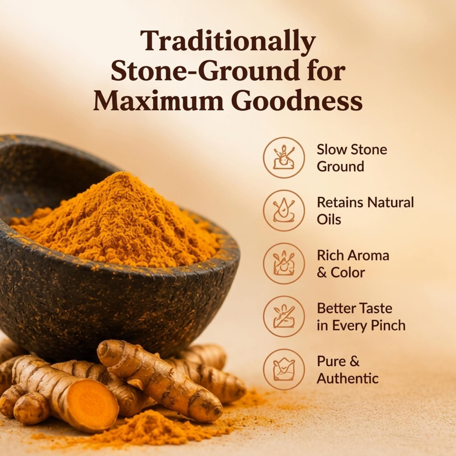 Stone Ground Turmeric Powder - Image 12