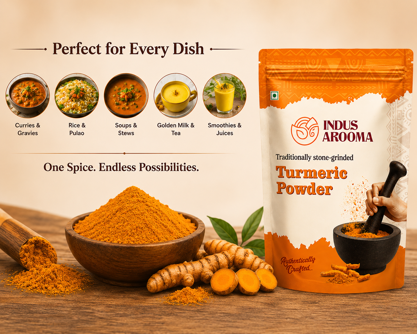 Stone Ground Turmeric Powder - Image 2