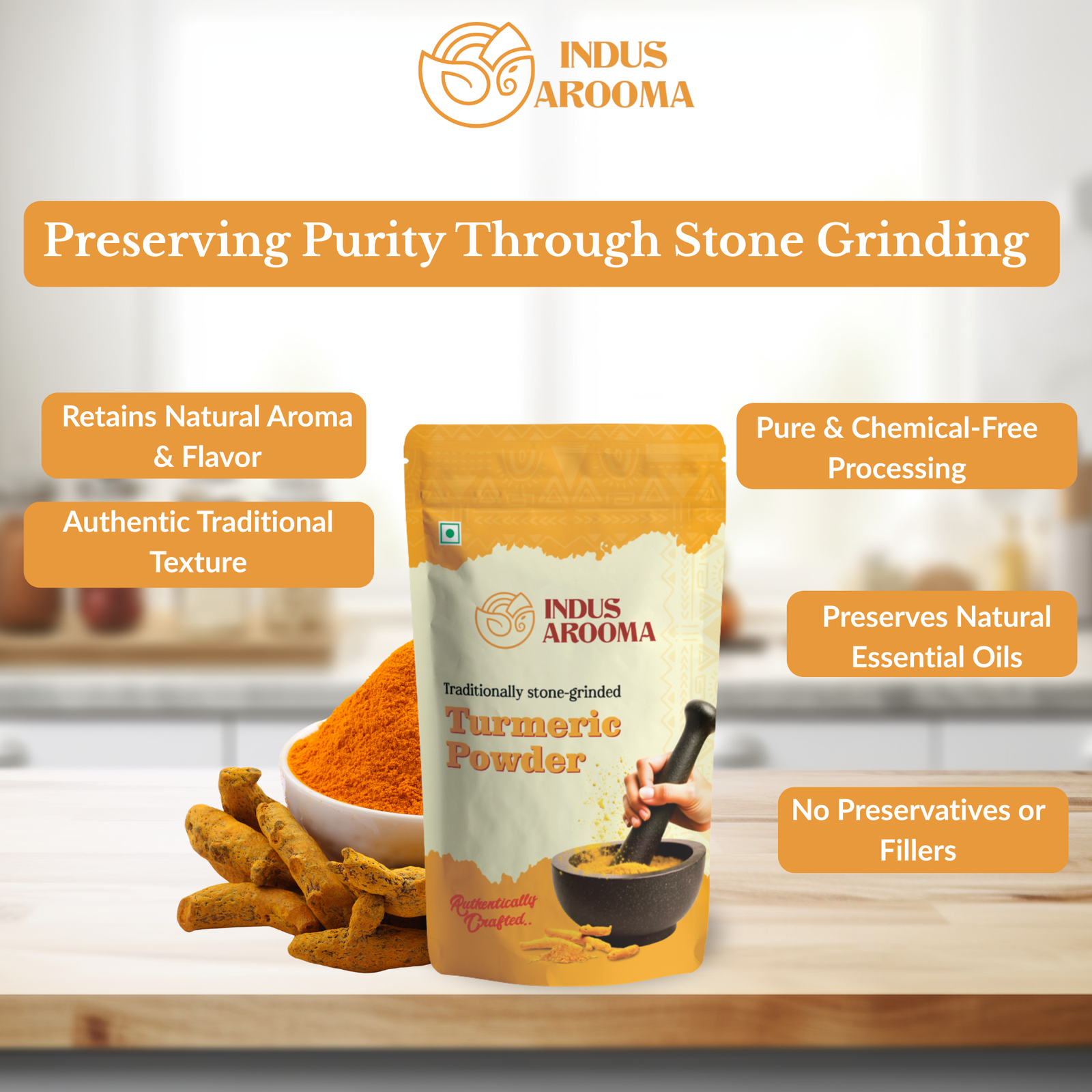 Stone Ground Turmeric powder - Image 9