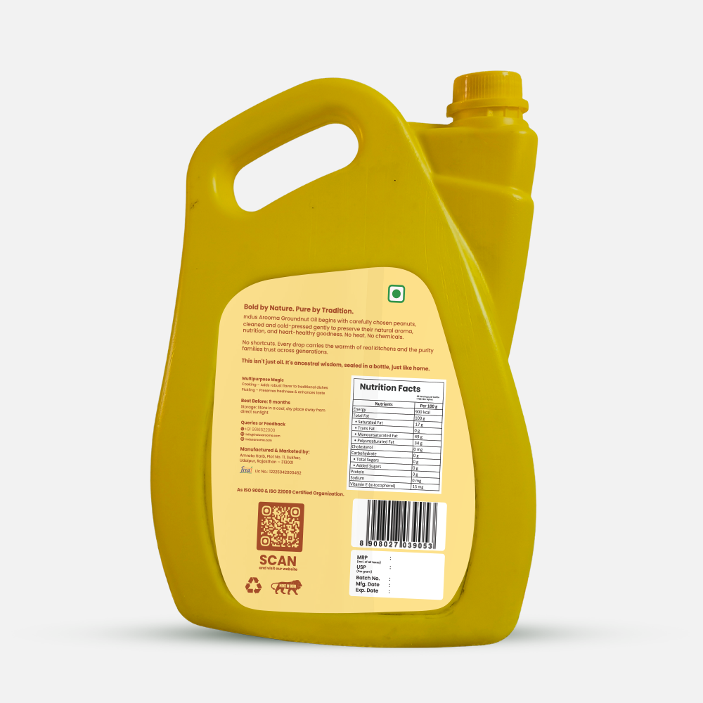 Cold Pressed Groundnut oil - Image 3
