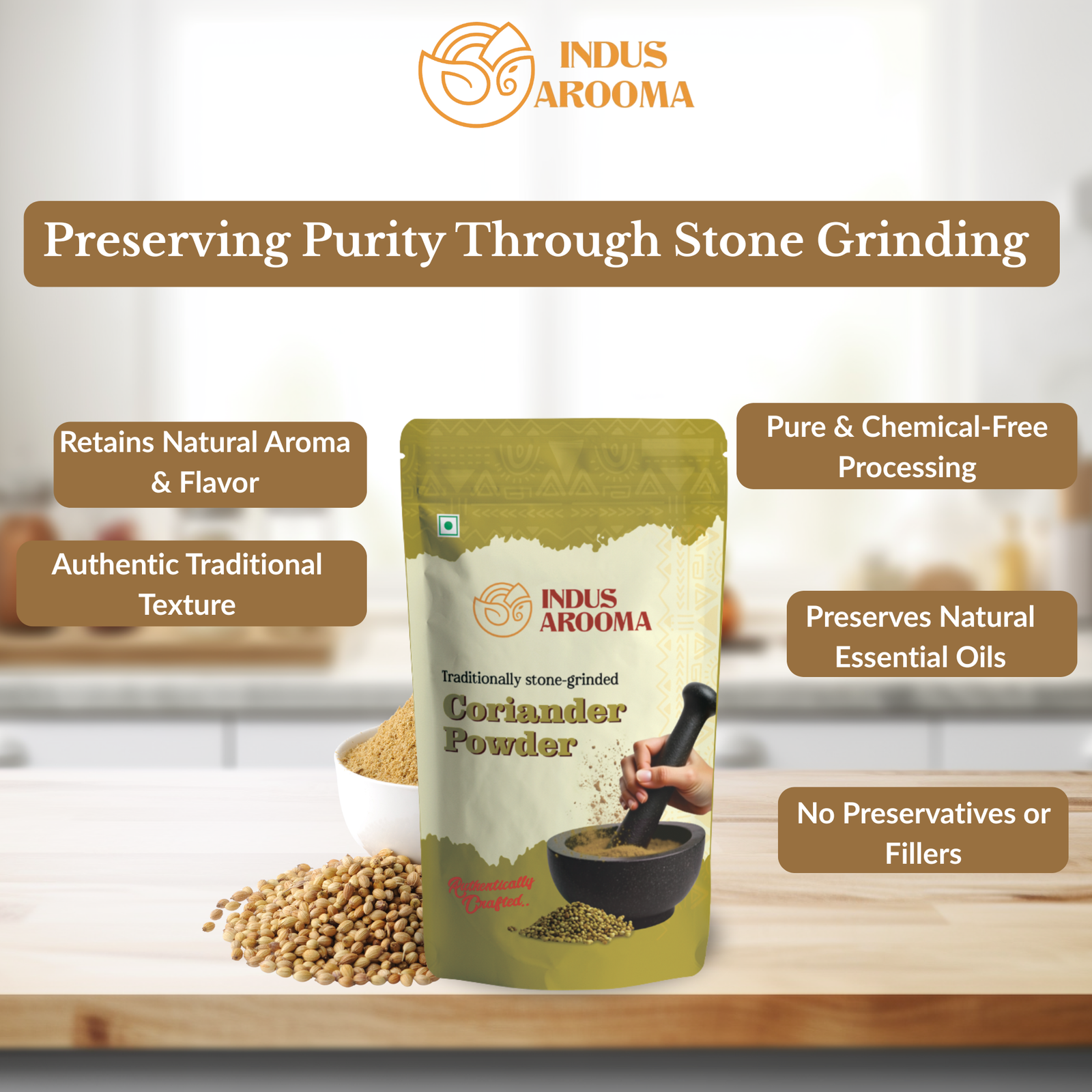 Stone Ground Coriander Powder - Image 11