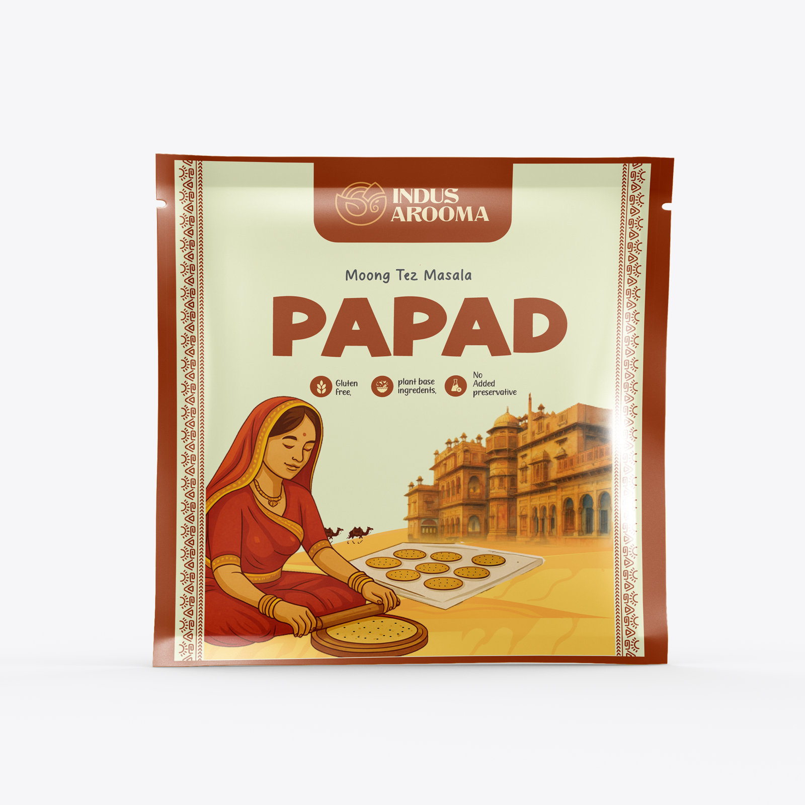 Moong Tez Masala Papad