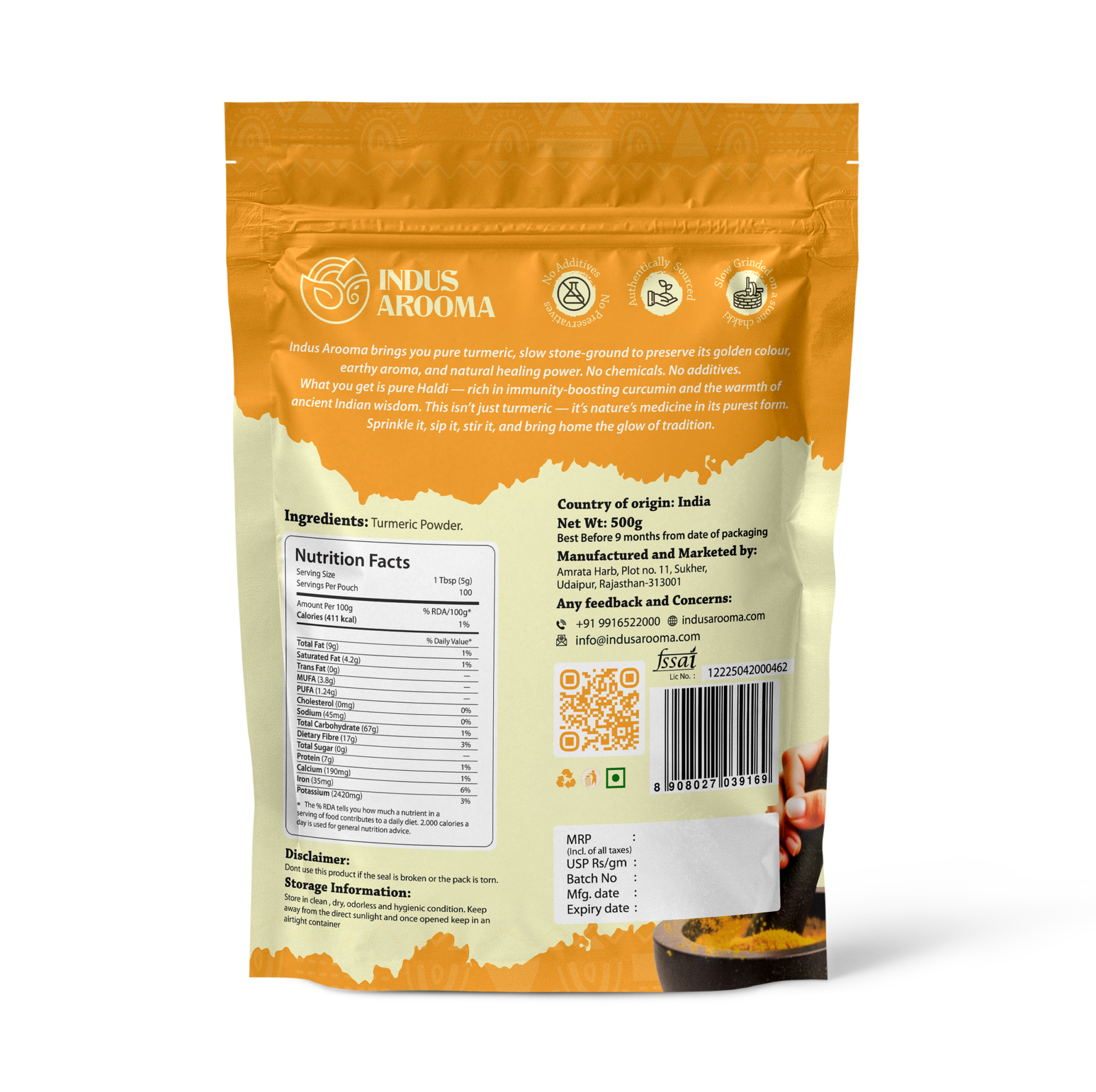 Stone Ground Turmeric powder - Image 4